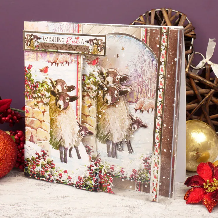 A Very Merry Christmas Deco-Large Set - Season's Bleatings