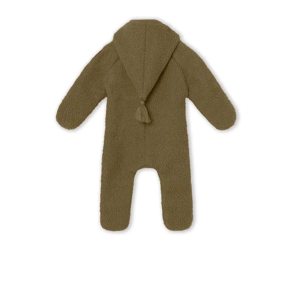 Adel Teddyfleece Jumpsuit. GRS Capers Green