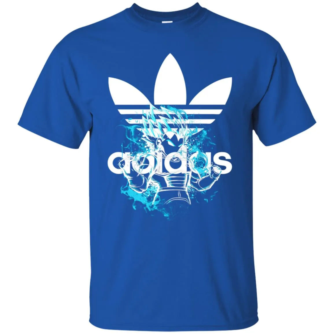 Adidas Vegeta Dragon Ball Super Saiyan T-shirt Men Cotton T-Shirt