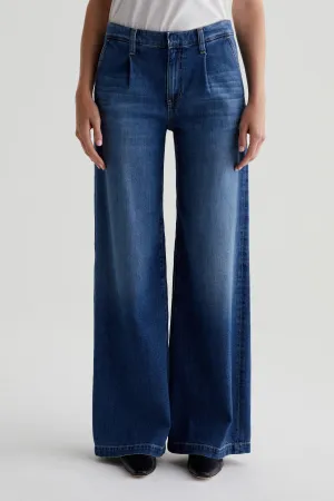 AG Stella Low Slung Pleated Jeans