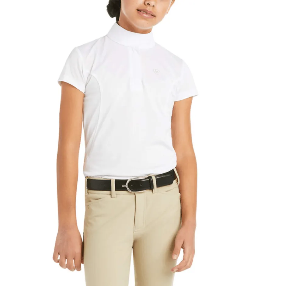 Ariat Juniors Aptos Show Shirt - White