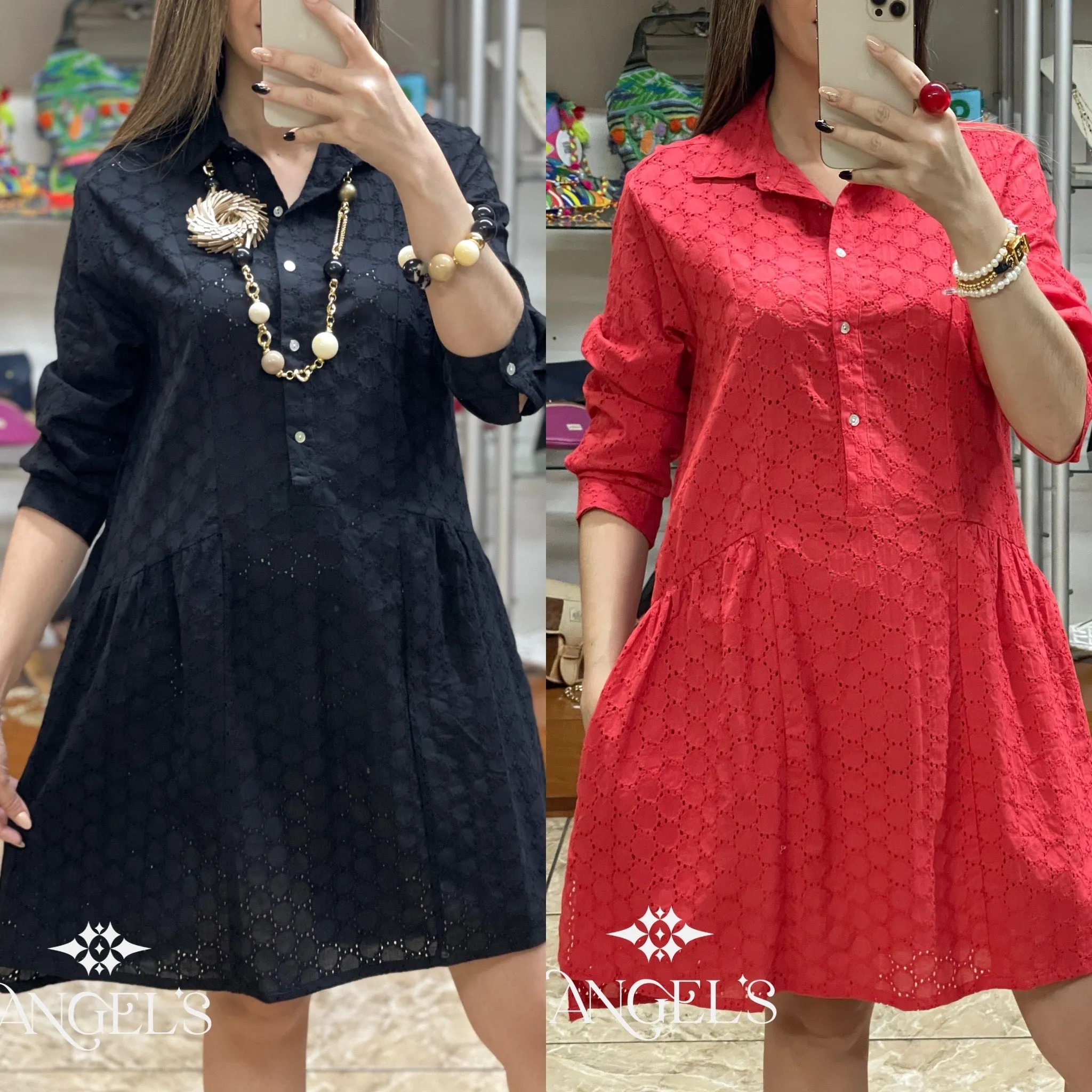 Babydoll Eyelet dress