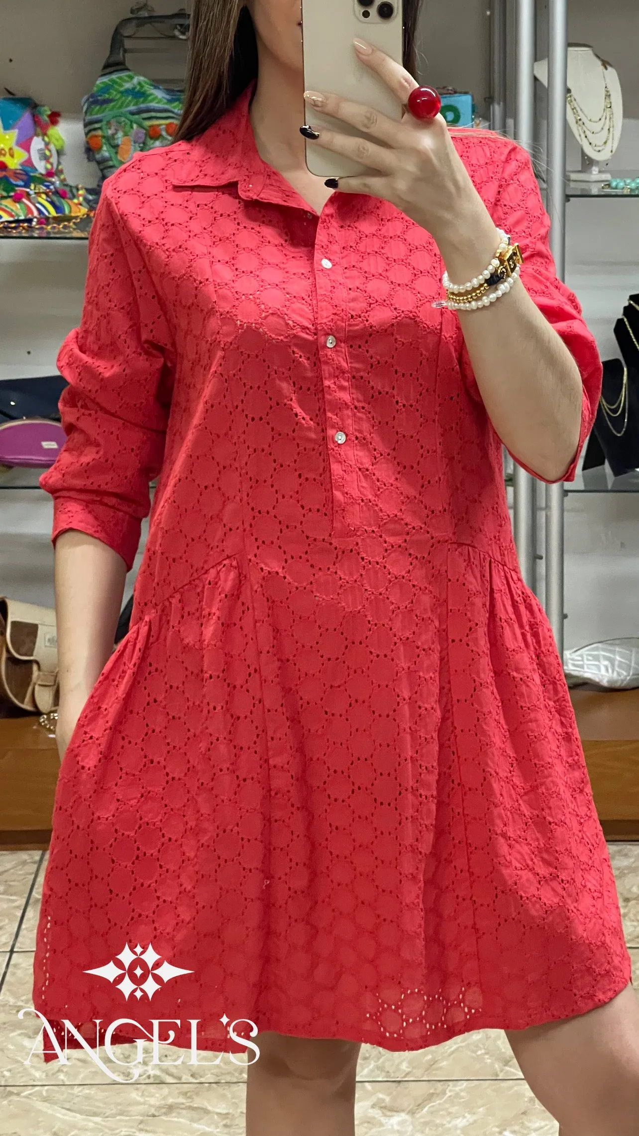 Babydoll Eyelet dress