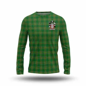 Barnewall Irish Clan Tartan Long Sleeve T-Shirt with Coat of Arms