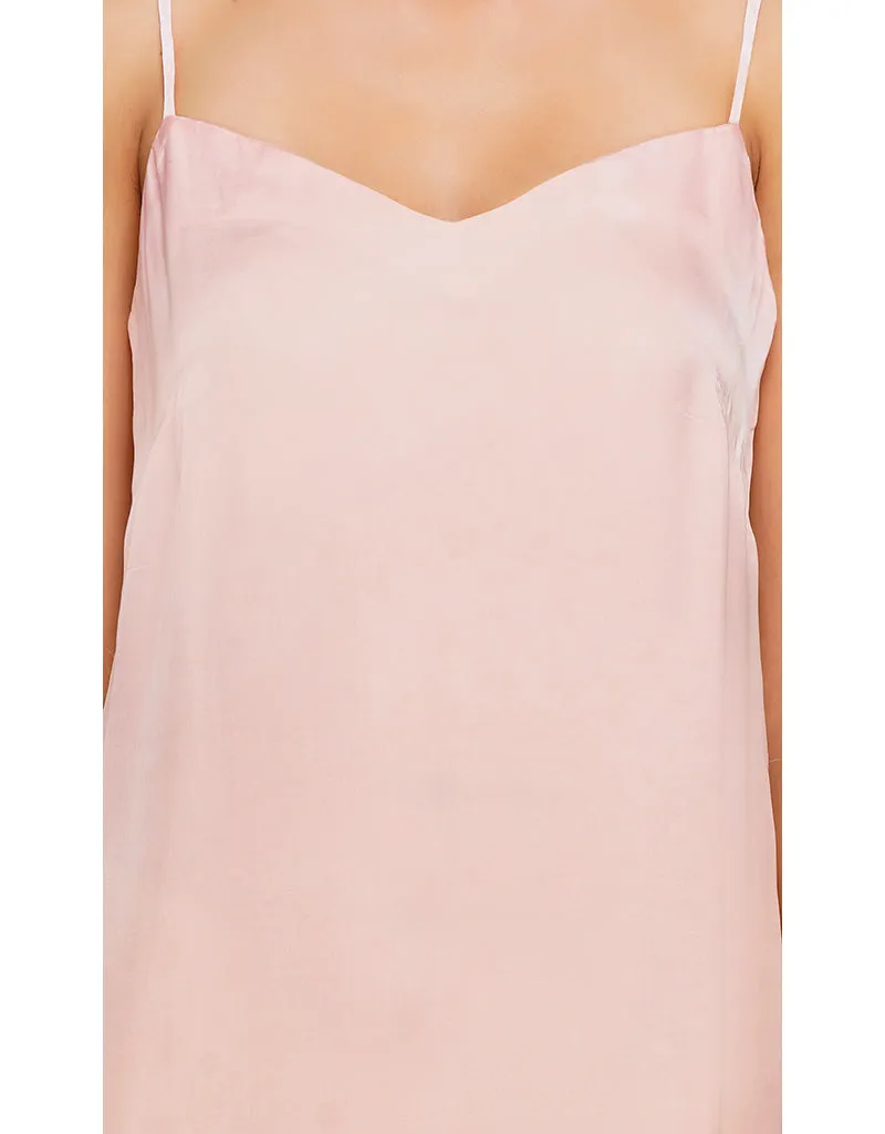 Beetle Pink Organic Cupro Slip Dress