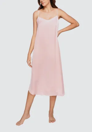 Beetle Pink Organic Cupro Slip Dress