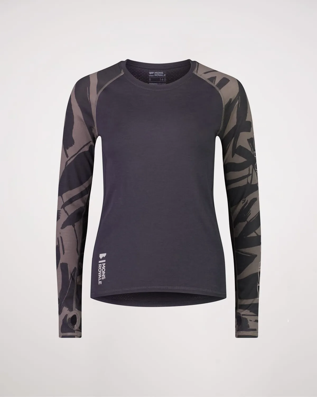 Bella Merino Long Sleeve - Shale / Fragments