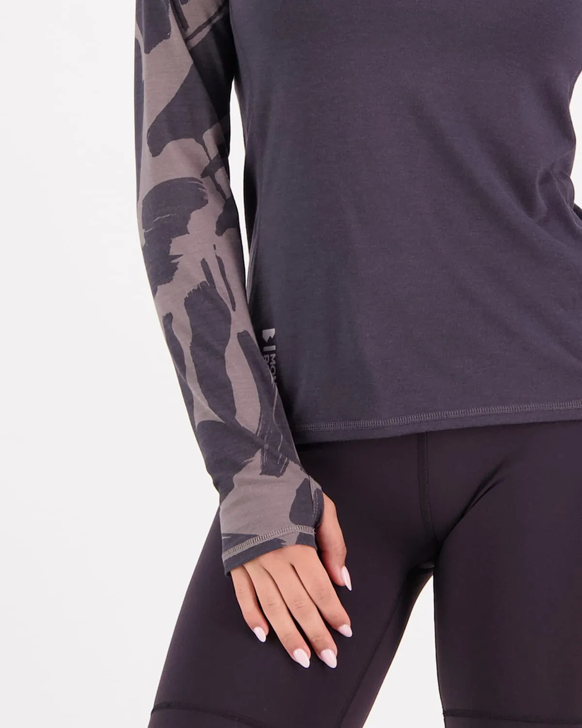 Bella Merino Long Sleeve - Shale / Fragments