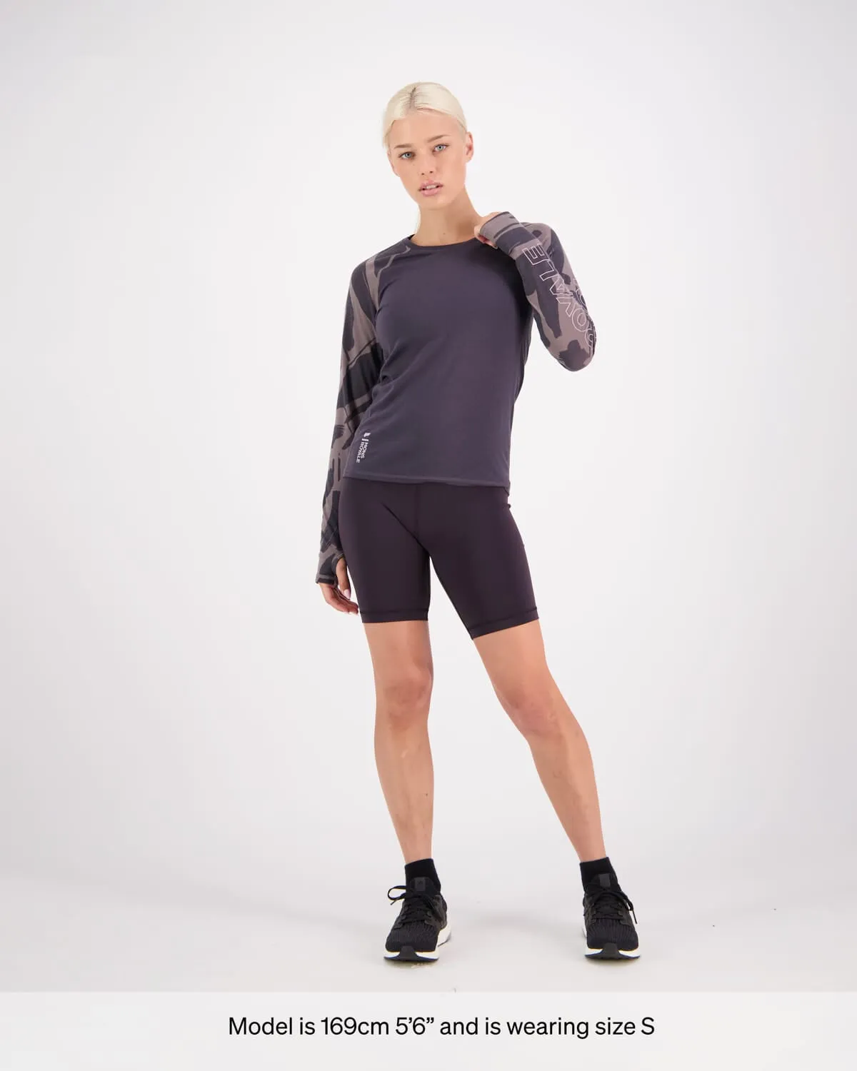 Bella Merino Long Sleeve - Shale / Fragments