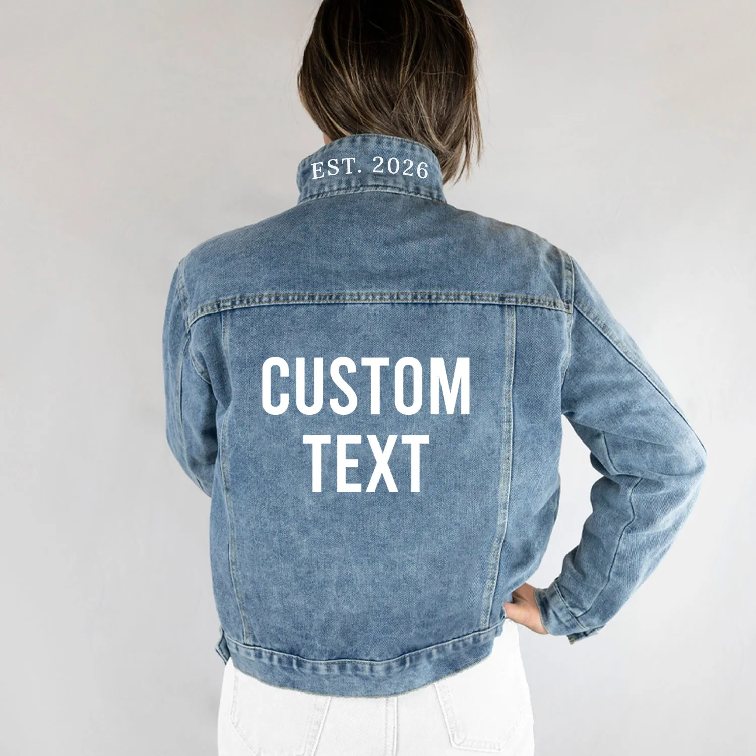 (Blue Denim) Future Mrs Jean Jacket