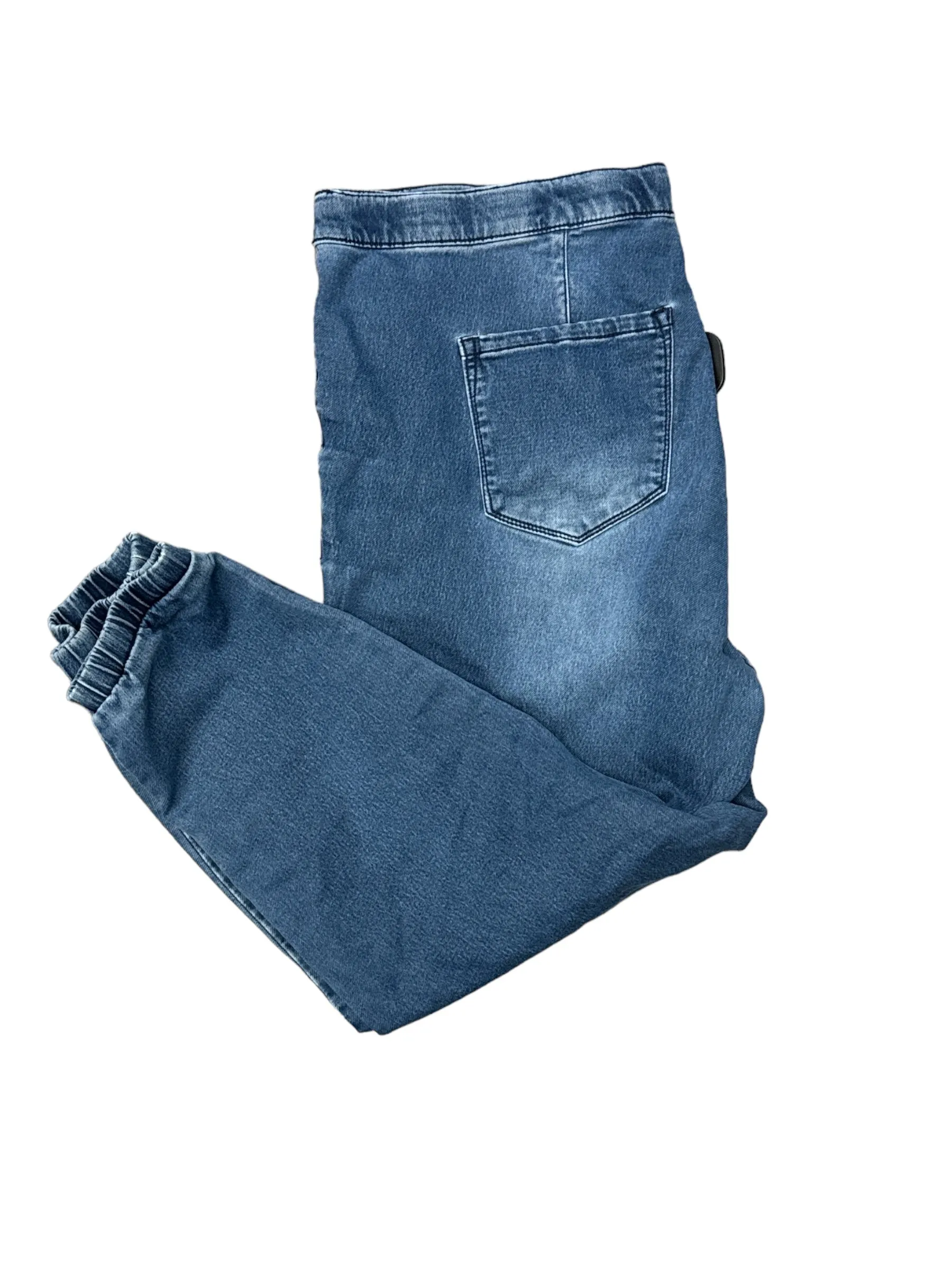 Blue Denim Jeans Cropped 1822 Denim, Size 16w