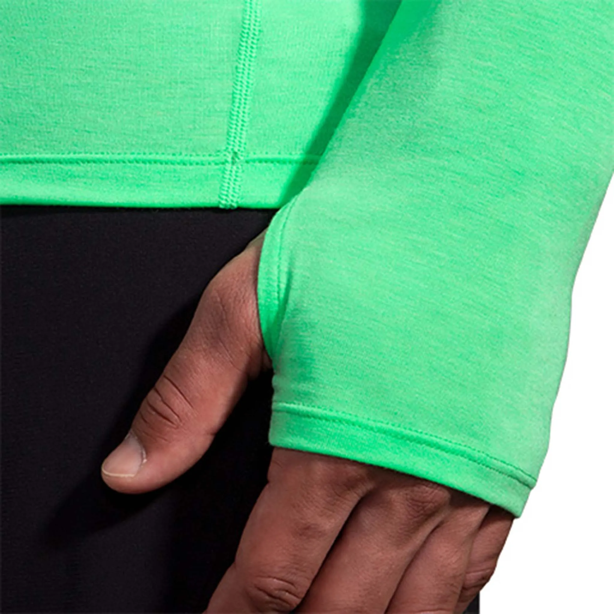 Brooks | Men's High Point Long Sleeve Top - Hyper Green