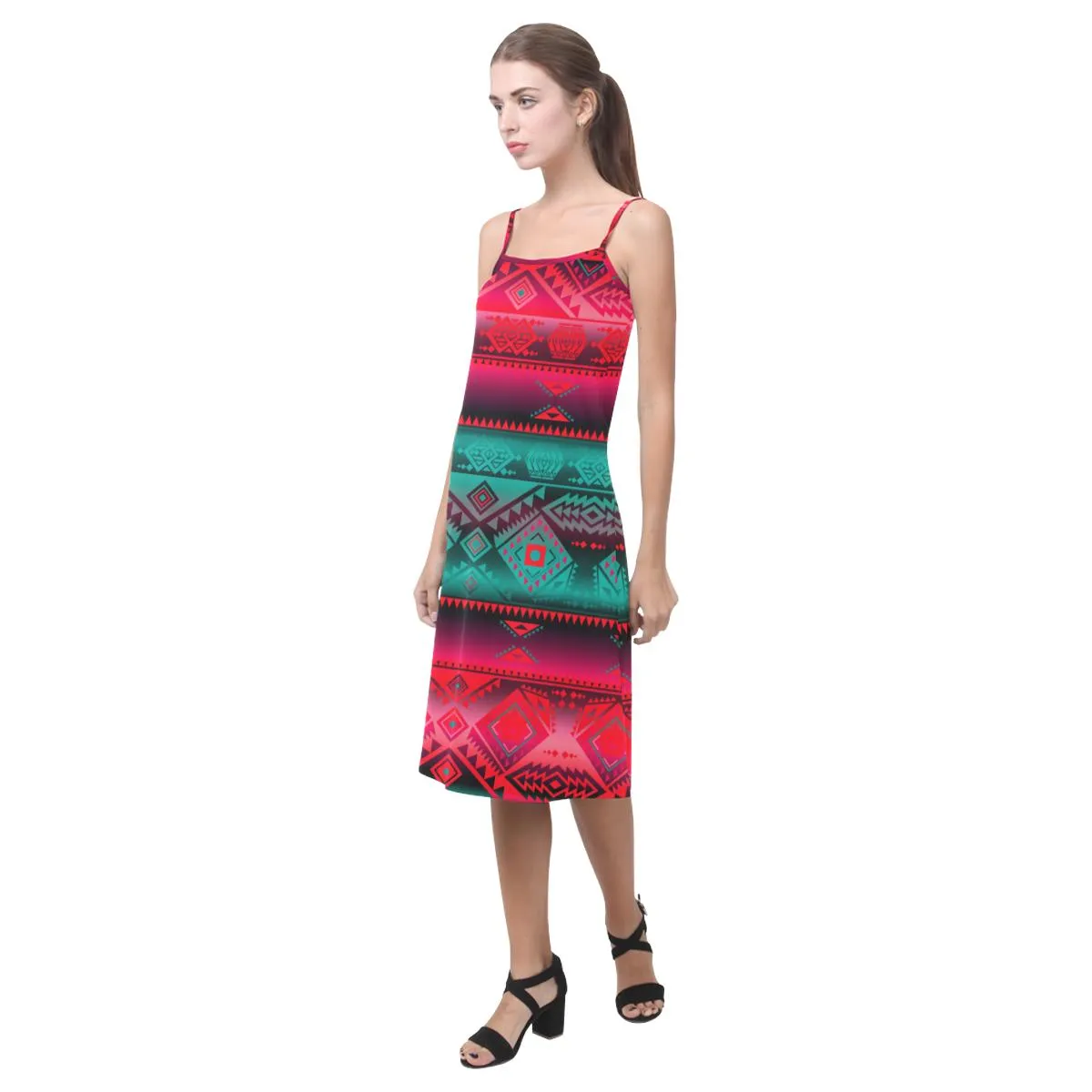 California Coast Summer Gather Alcestis Slip Dress