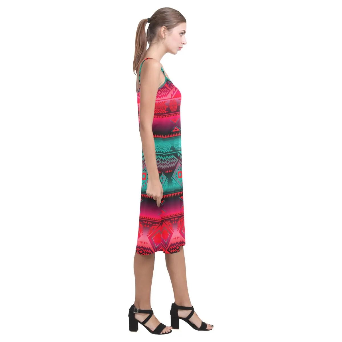 California Coast Summer Gather Alcestis Slip Dress