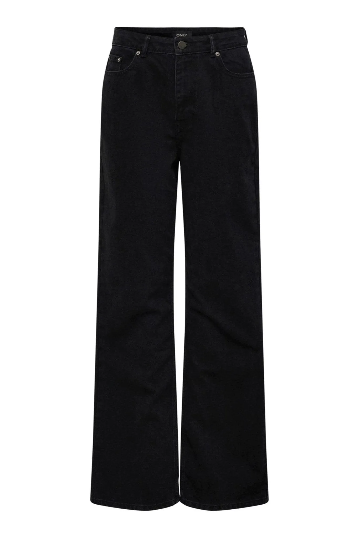 Camille Wide Leg Jeans - Black Denim