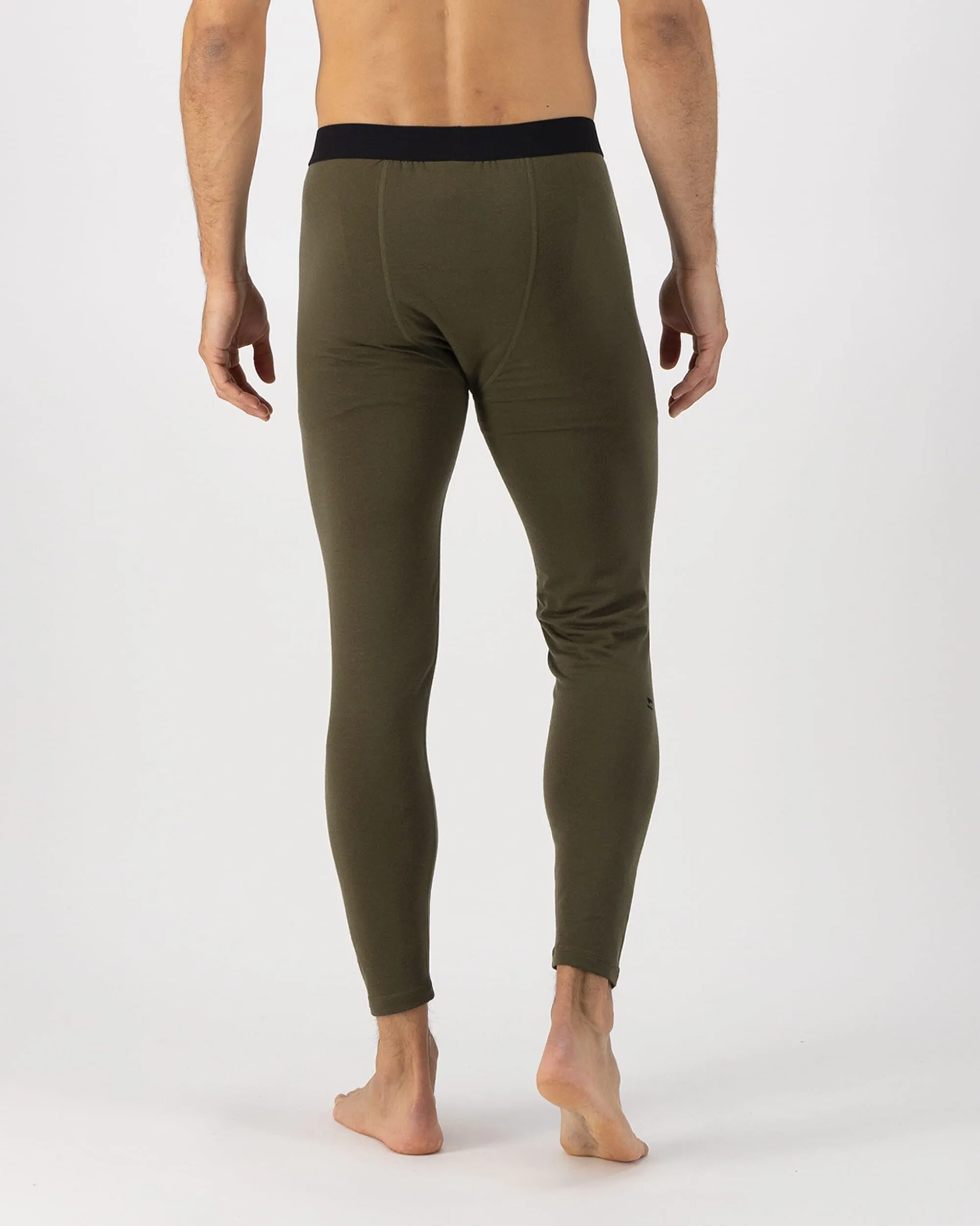 Cascade Merino Base Layer Legging - Dark Olive