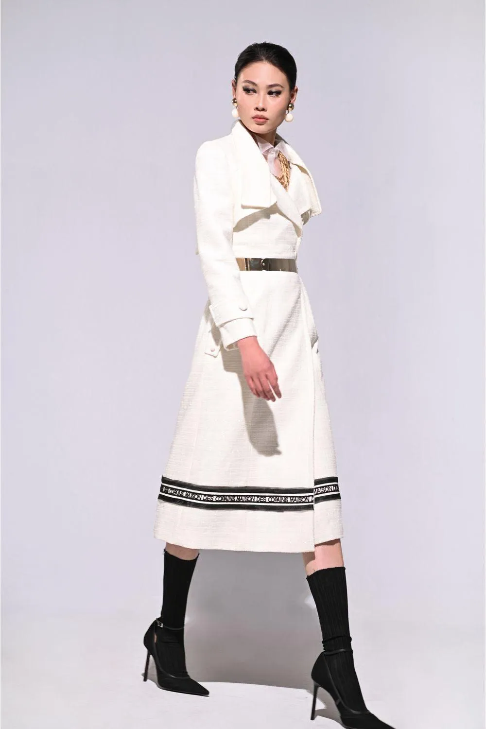 Cato Fitted Trench Coat