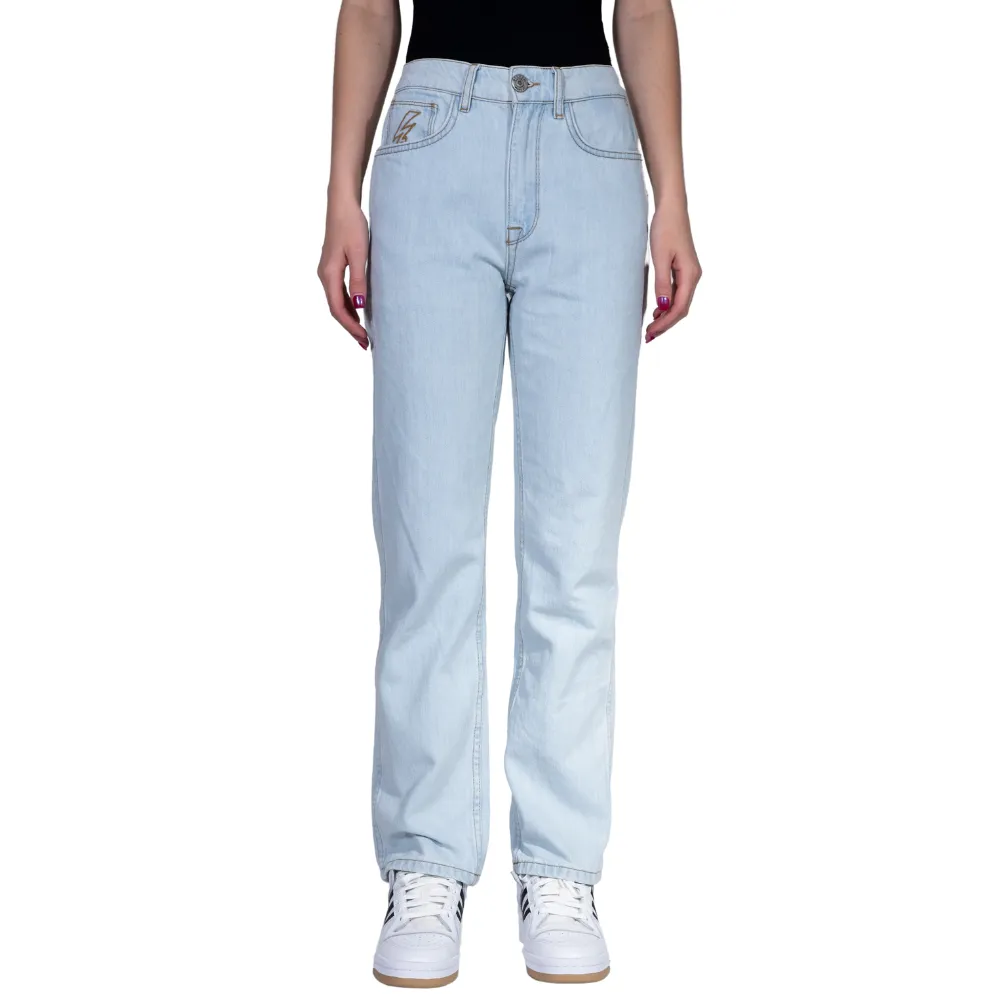 Charger Baggy Denim Pants Light Blue