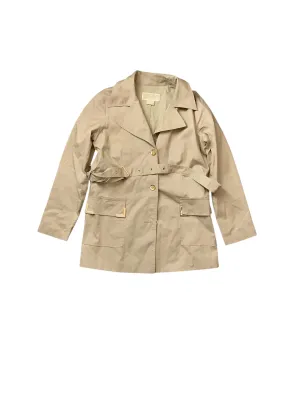 Coat Trench Coat By Michael By Michael Kors In Tan, Size: M