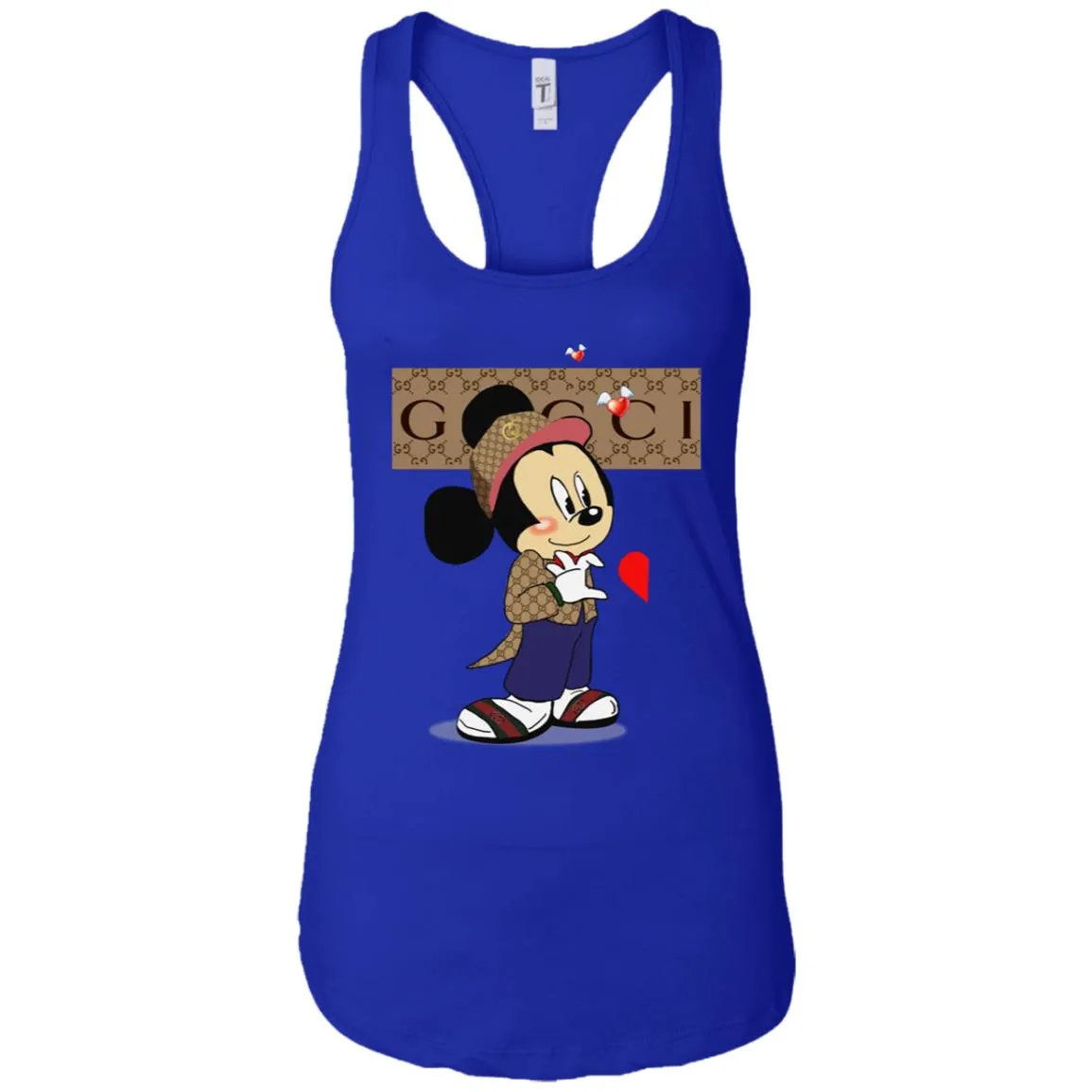 Couple Gucci Mickey Tshirt Valentine's Day Women Tank Top