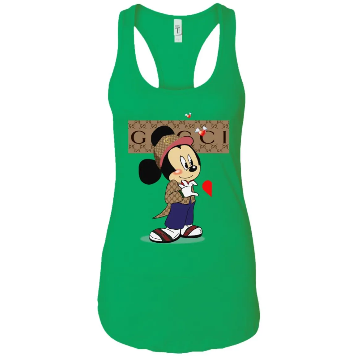 Couple Gucci Mickey Tshirt Valentine's Day Women Tank Top