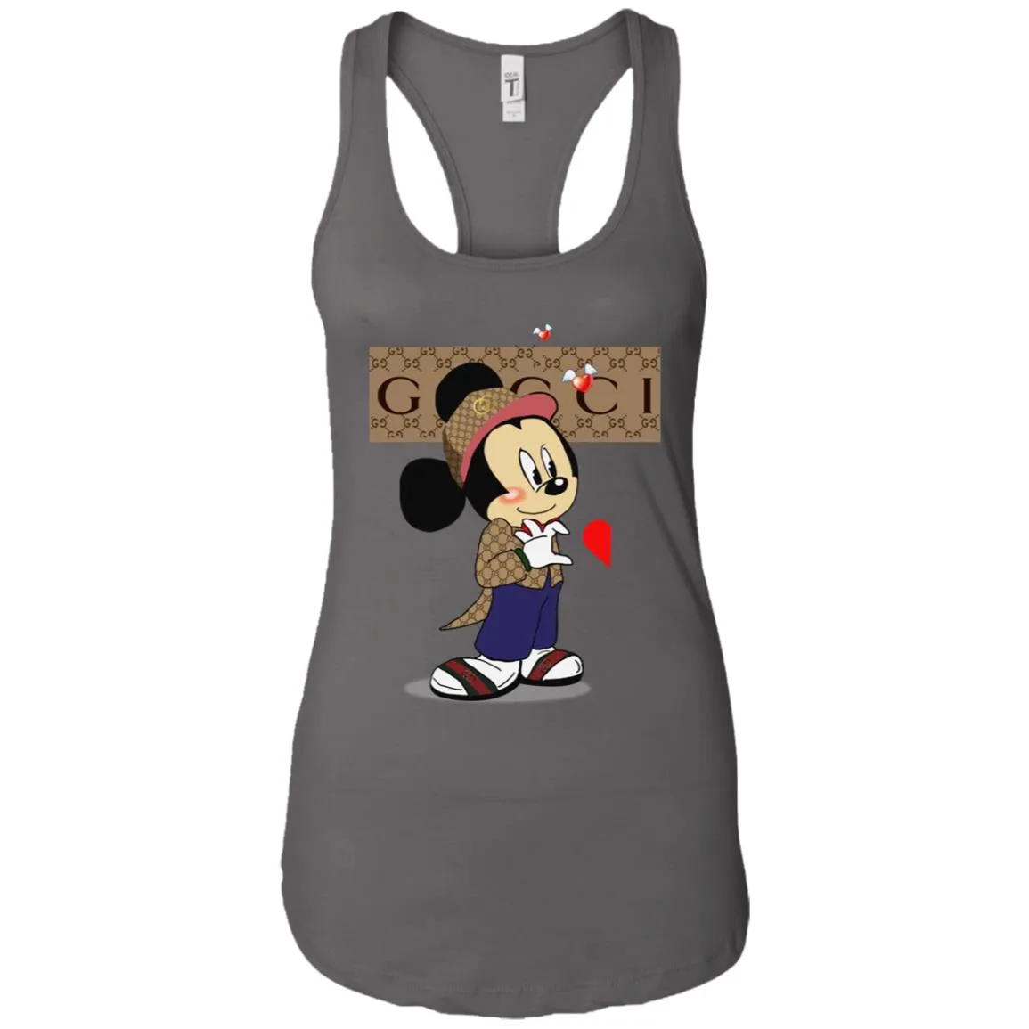 Couple Gucci Mickey Tshirt Valentine's Day Women Tank Top