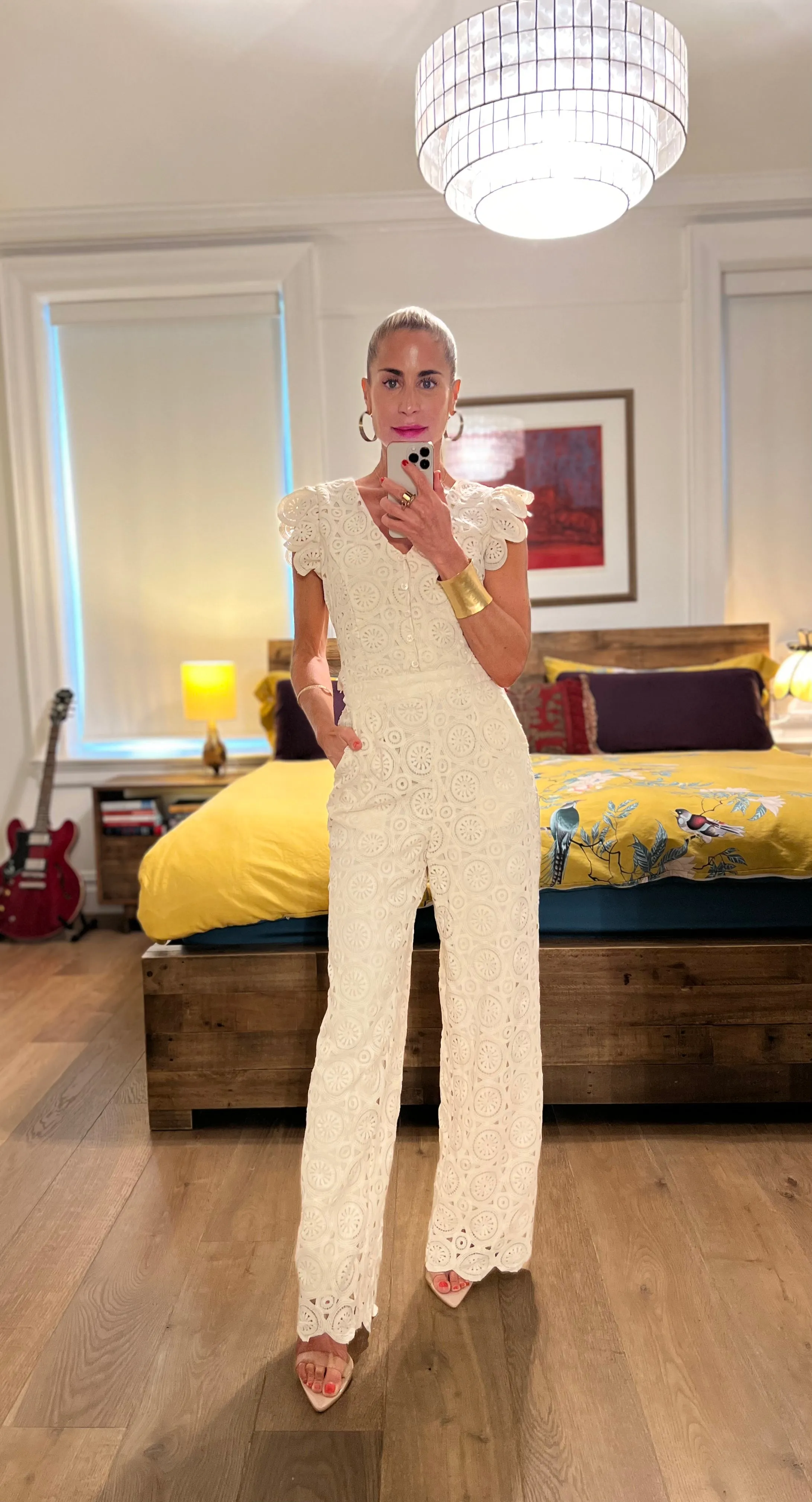 Crochet Jumpsuit - Ivory