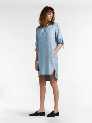 DENIM BLOUSE DRESS