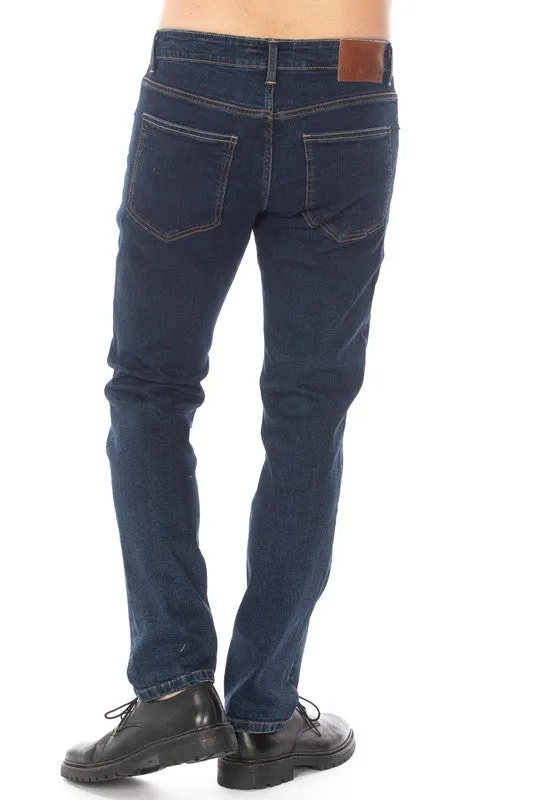 DENIM STRAIGHT FIT JEANS