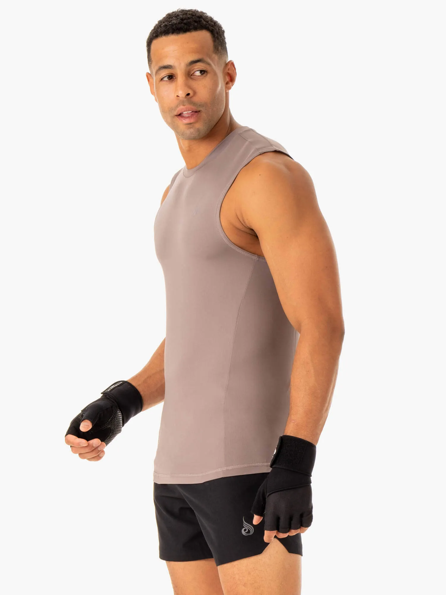 Division Base Layer Tank - Taupe