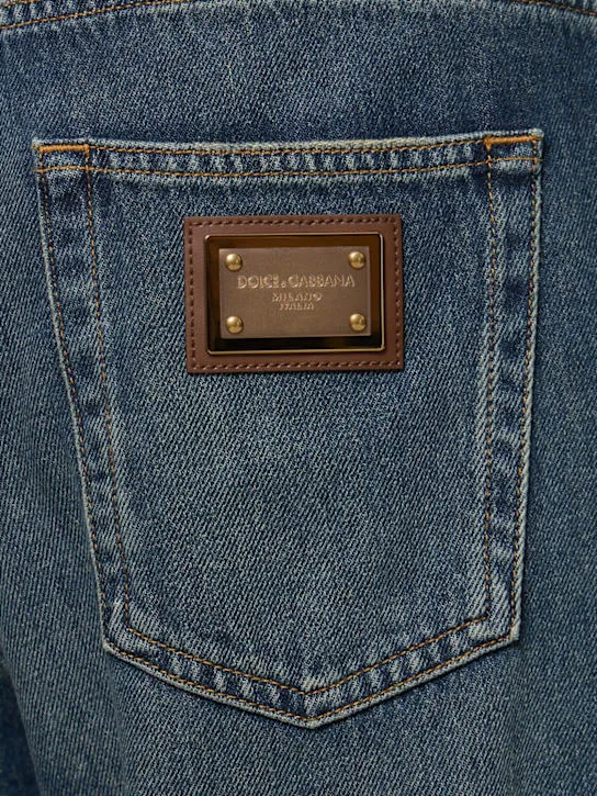 Dolce&amp;Gabbana   Five pocket wide leg denim jeans 