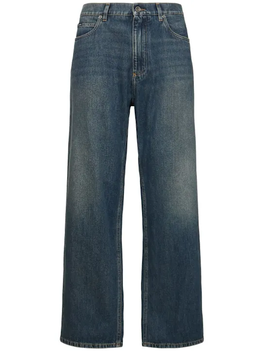 Dolce&amp;Gabbana   Five pocket wide leg denim jeans 