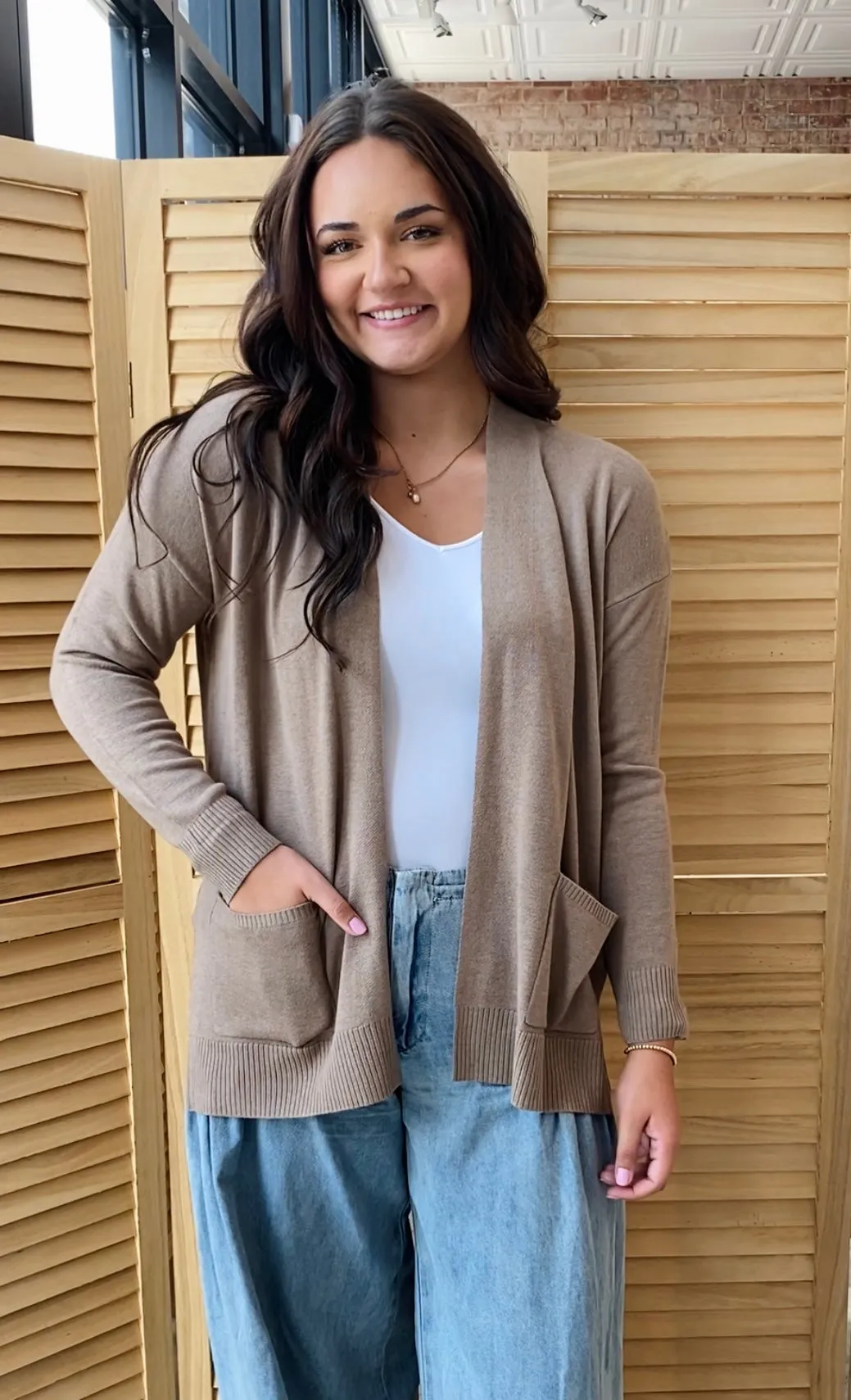 Easy Going Cardigan | Mocha