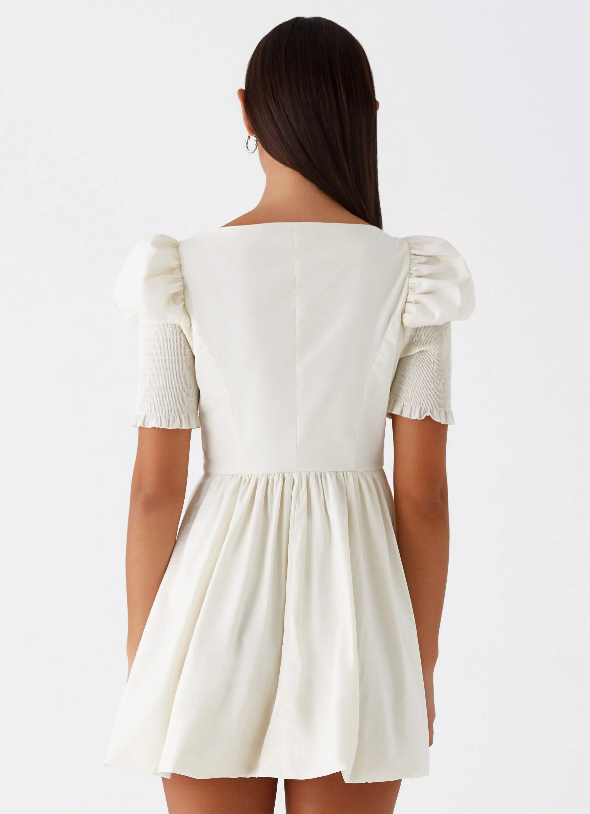 Enya Mini Dress - Ivory