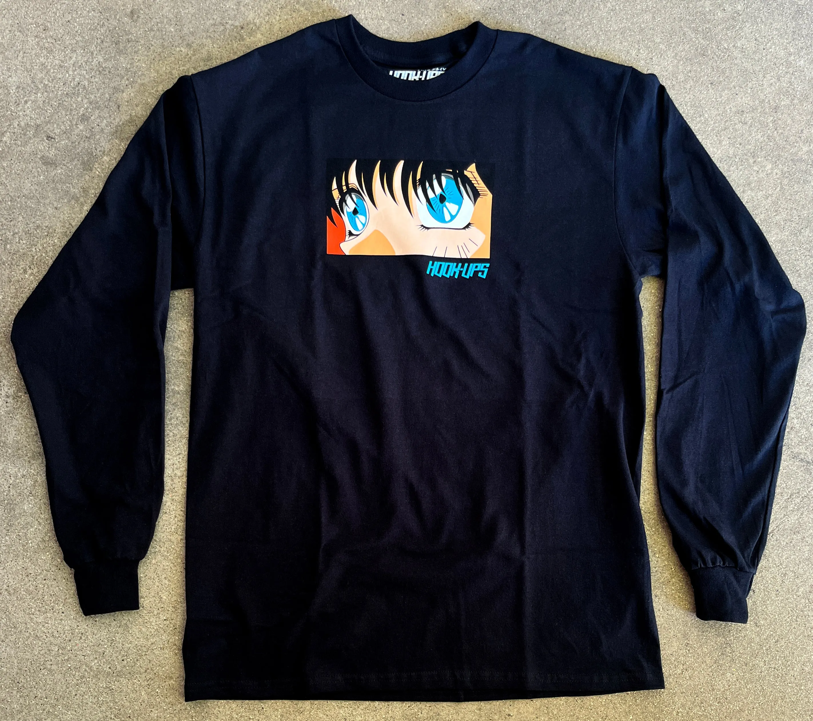 Eyes LONG SLEEVE t-shirt BLACK