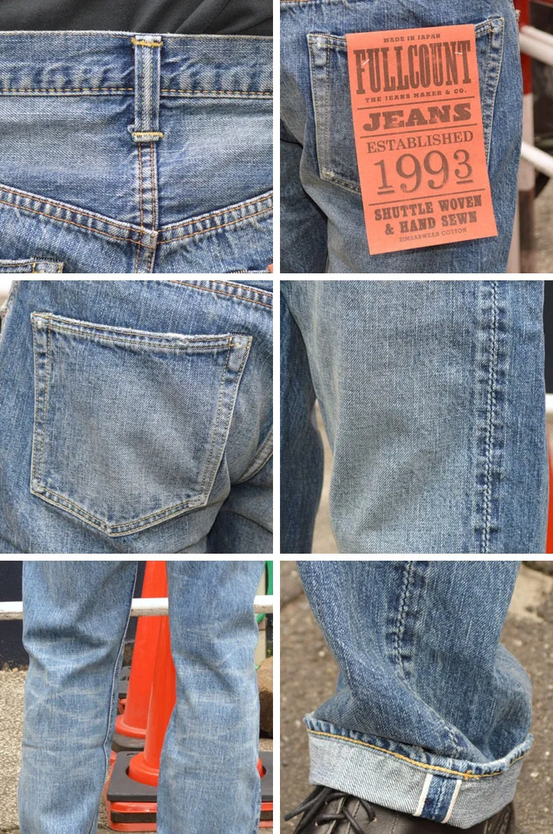 FULL COUNT "1341-1101" Dartford Straight Denim