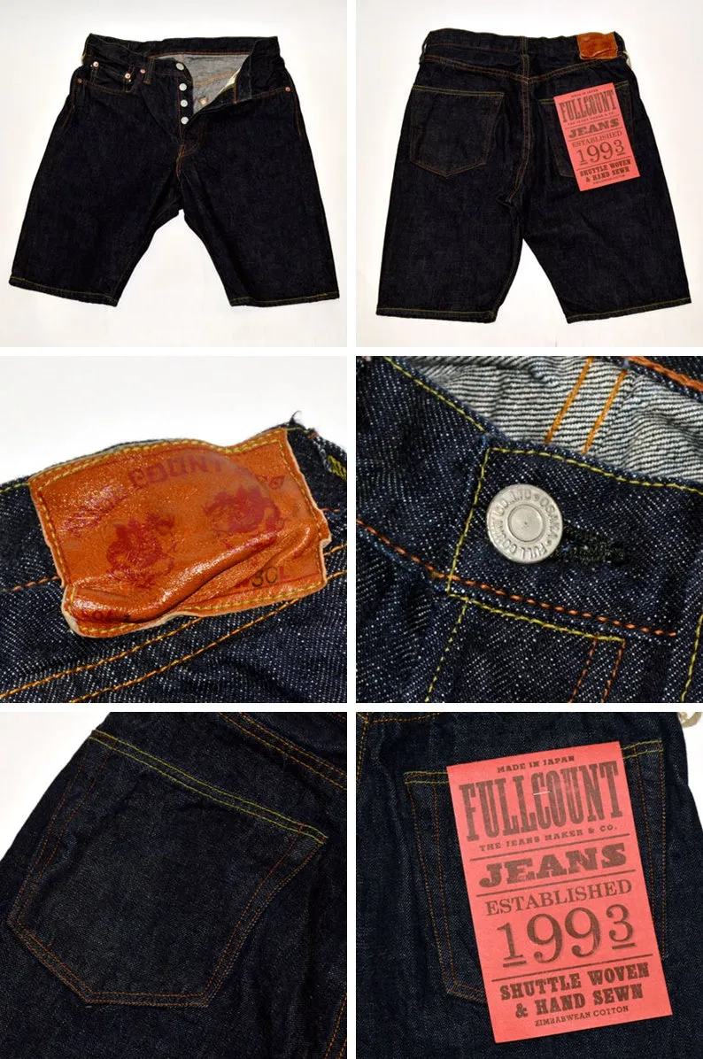 FULL COUNT "1904" 5POCKET DENIM SHORTS