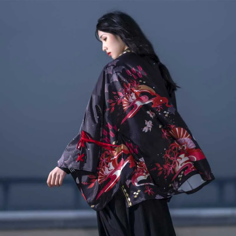 Goldfish Gothic Kimono Cardigan