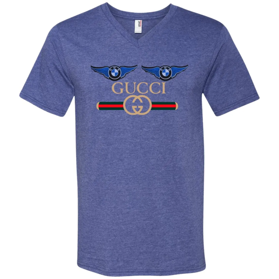 Gucci Bmw Trending T-shirt Men V-Neck T-Shirt