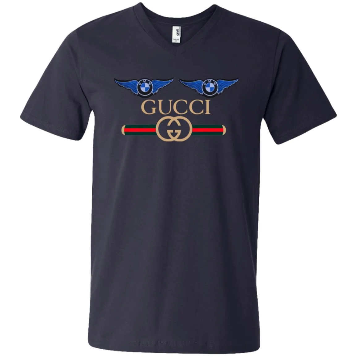 Gucci Bmw Trending T-shirt Men V-Neck T-Shirt