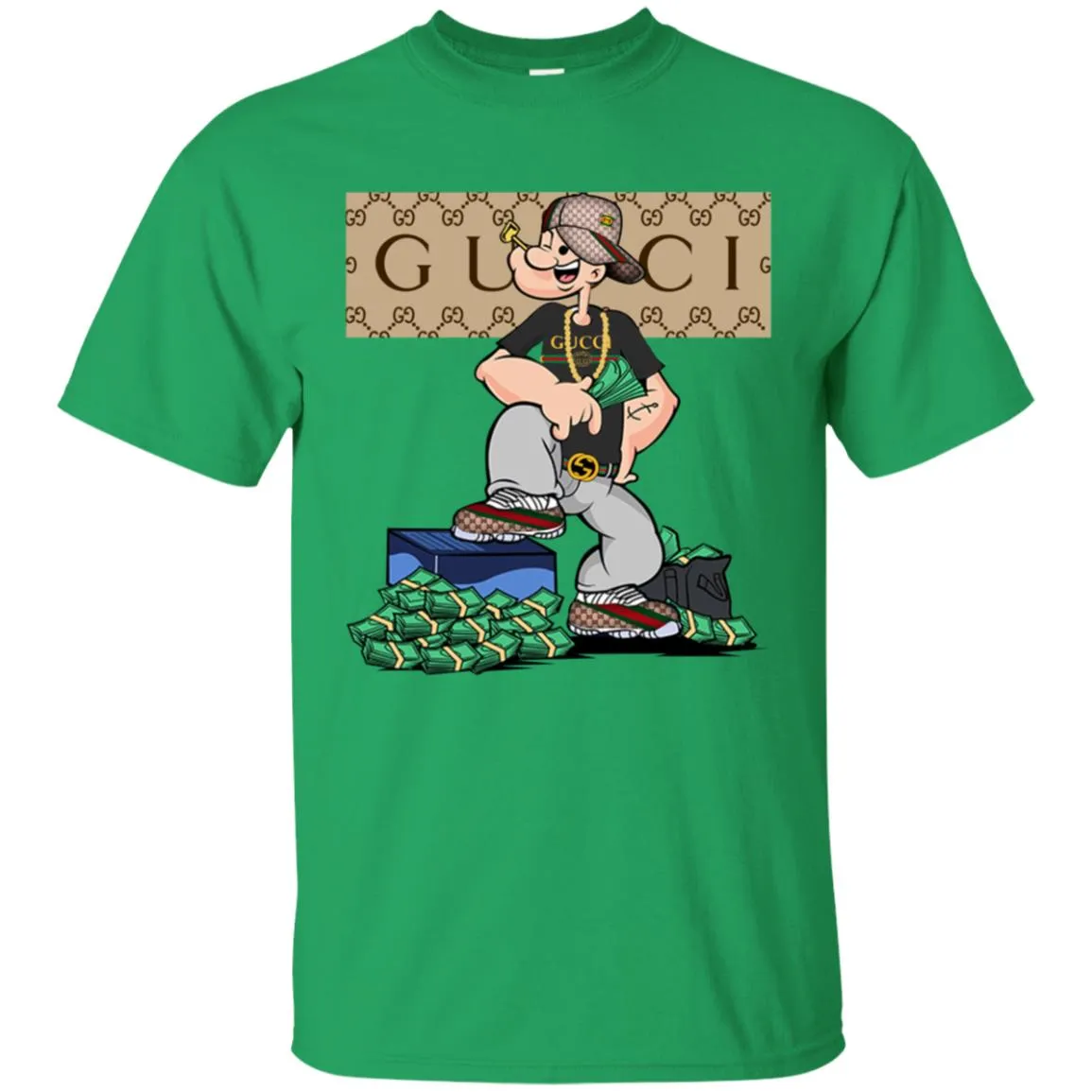 Gucci Cartoon T-shirt Men Cotton T-Shirt