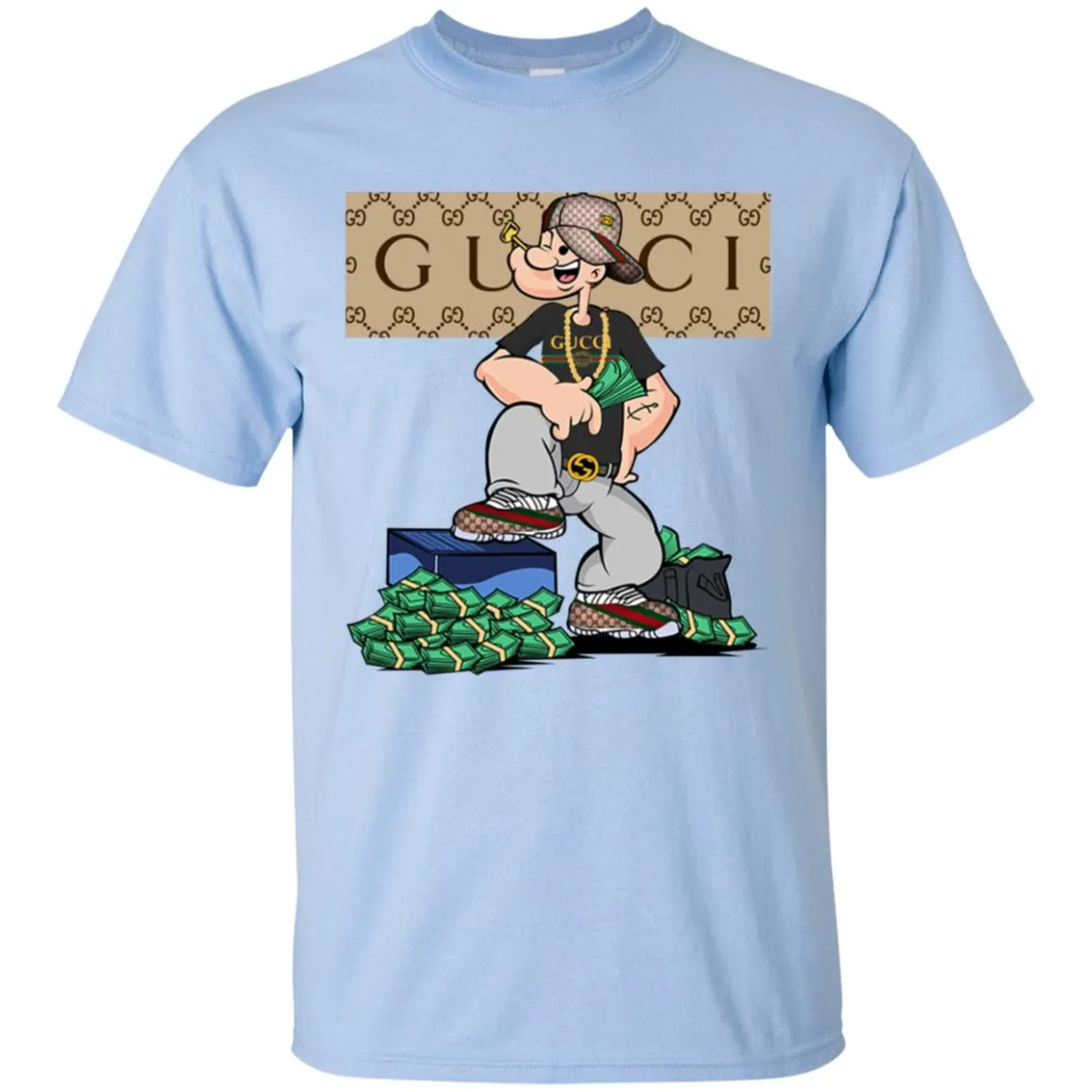 Gucci Cartoon T-shirt Men Cotton T-Shirt