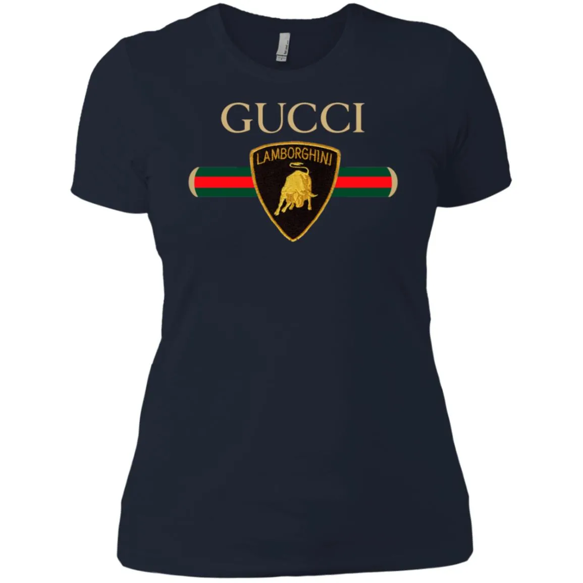 Gucci Lamborghini T-shirt Women Cotton T-Shirt