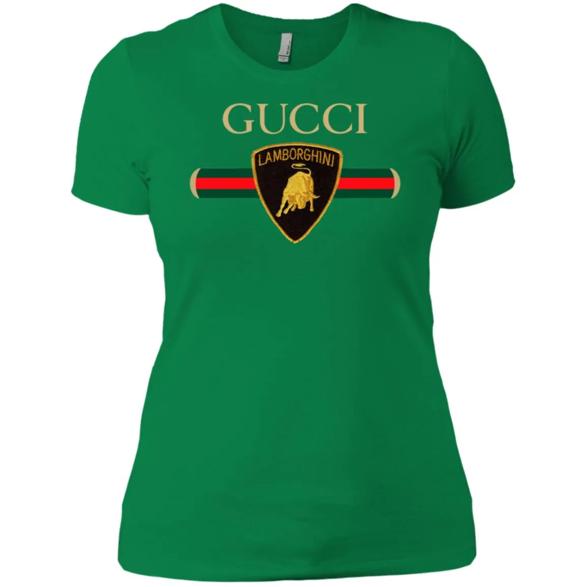 Gucci Lamborghini T-shirt Women Cotton T-Shirt