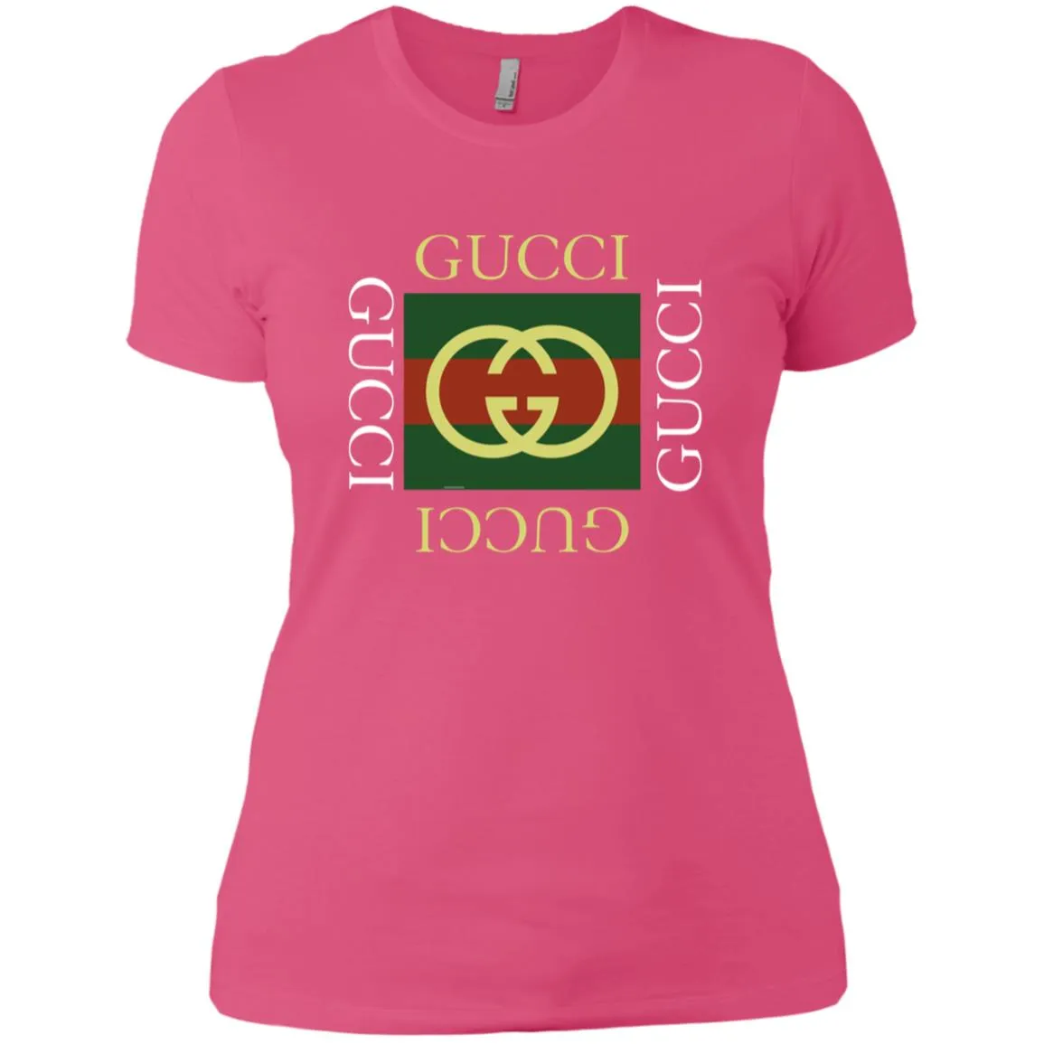 Gucci Logo Gift T-shirt Women Cotton T-Shirt