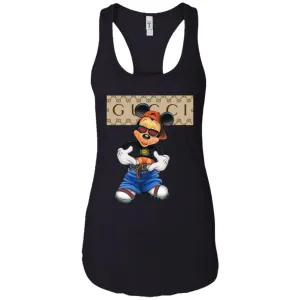 Gucci Logo Shirt Mickey Mouse T-shirt Women Tank Top