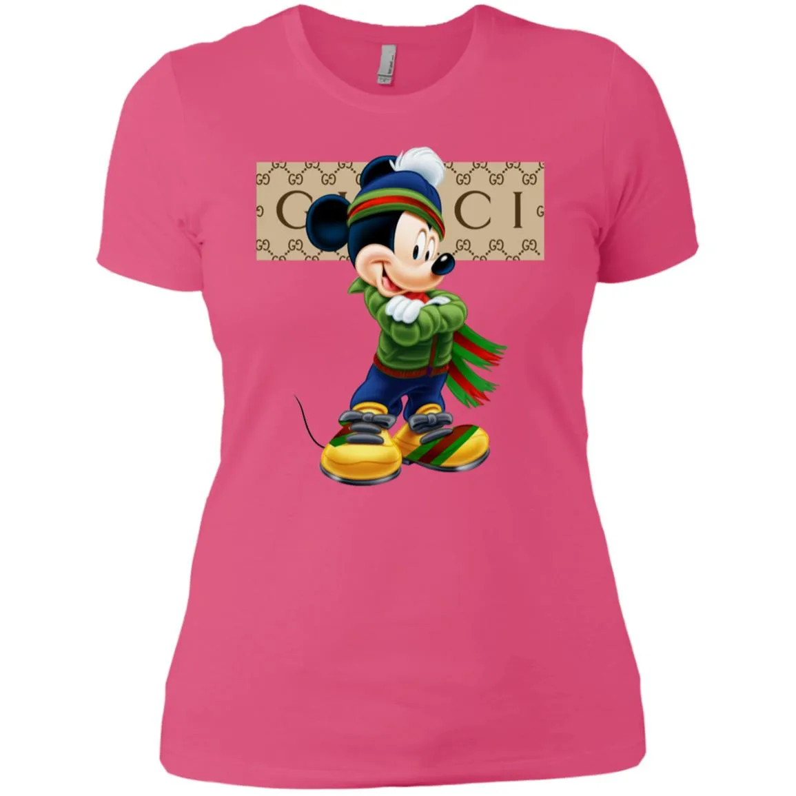 Gucci Trending Mickey T-shirt Women Cotton T-Shirt