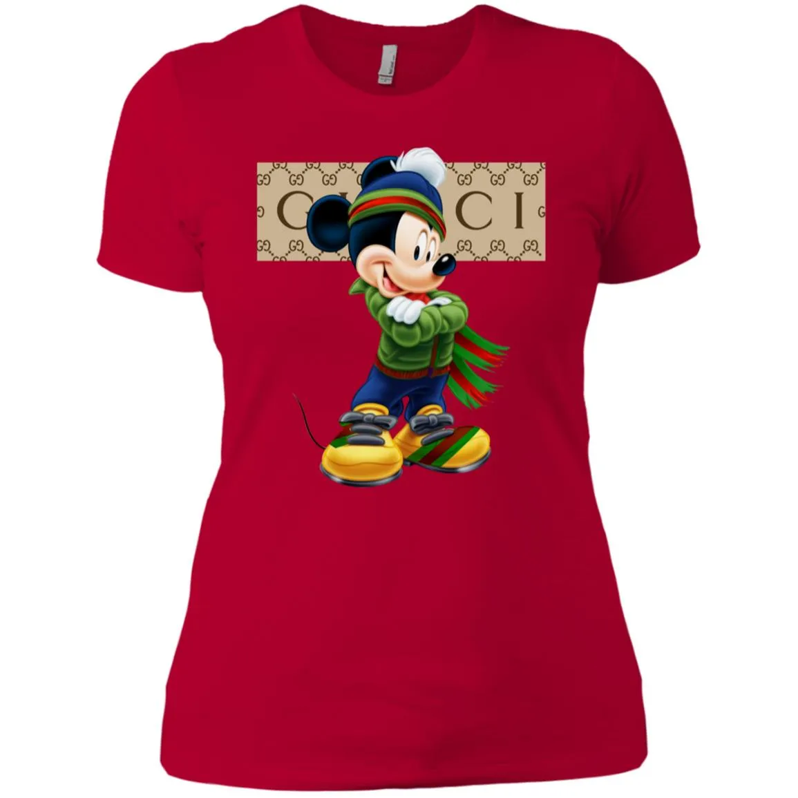 Gucci Trending Mickey T-shirt Women Cotton T-Shirt