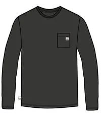 Heritage Recycled Relaxed Fit LS T-Shirt - Black