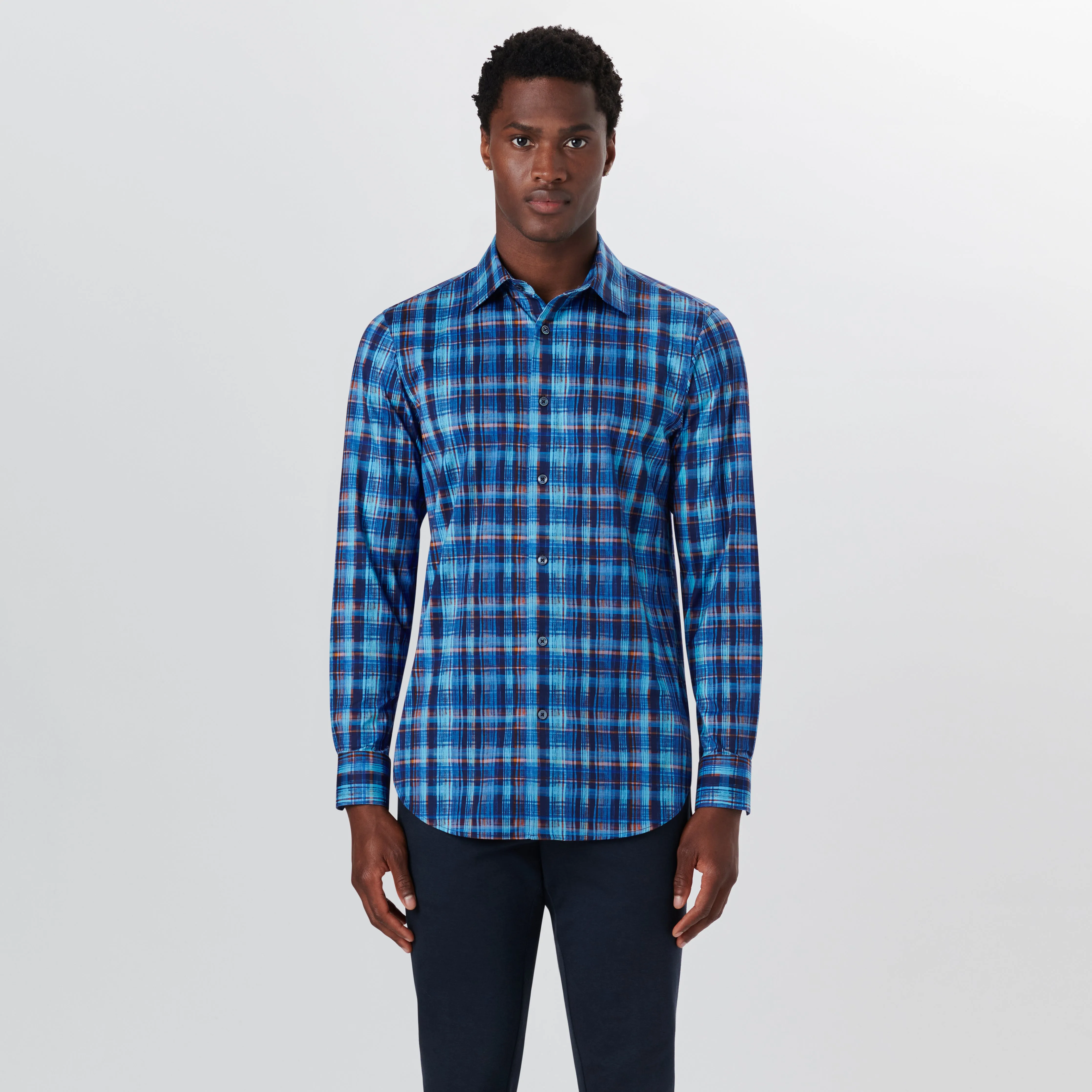 JAMES Madras Check OoohCotton Shirt